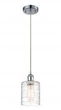 Innovations Lighting 516-1P-PC-G1113-LED - Cobbleskill - 1 Light - 5 inch - Polished Chrome - Cord hung - Mini Pendant