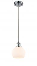 Innovations Lighting 516-1P-PC-G121-6-LED - Athens - 1 Light - 6 inch - Polished Chrome - Cord hung - Mini Pendant