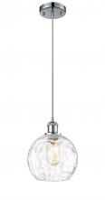 Innovations Lighting 516-1P-PC-G1215-8-LED - Athens Water Glass - 1 Light - 8 inch - Polished Chrome - Cord hung - Mini Pendant