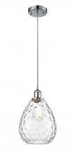 Innovations Lighting 516-1P-PC-G372-LED - Waverly - 1 Light - 8 inch - Polished Chrome - Cord hung - Mini Pendant