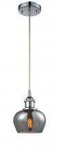 Innovations Lighting 516-1P-PC-G93-LED - Fenton - 1 Light - 7 inch - Polished Chrome - Cord hung - Mini Pendant