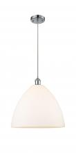 Innovations Lighting 516-1P-PC-GBD-161-LED - Bristol - 1 Light - 16 inch - Polished Chrome - Cord hung - Pendant