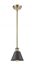 Innovations Lighting 516-1S-AB-M8-BK-LED - Smithfield - 1 Light - 7 inch - Antique Brass - Mini Pendant