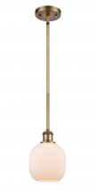 Innovations Lighting 516-1S-BB-G101-LED - Belfast - 1 Light - 6 inch - Brushed Brass - Mini Pendant