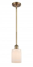 Innovations Lighting 516-1S-BB-G341-LED - Hadley - 1 Light - 5 inch - Brushed Brass - Mini Pendant