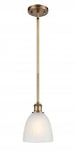 Innovations Lighting 516-1S-BB-G381-LED - Castile - 1 Light - 6 inch - Brushed Brass - Mini Pendant