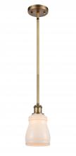 Innovations Lighting 516-1S-BB-G391-LED - Ellery - 1 Light - 5 inch - Brushed Brass - Mini Pendant