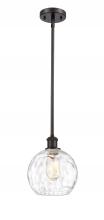 Innovations Lighting 516-1S-OB-G1215-8-LED - Athens Water Glass - 1 Light - 8 inch - Oil Rubbed Bronze - Mini Pendant