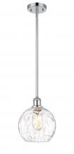 Innovations Lighting 516-1S-PC-G1215-8-LED - Athens Water Glass - 1 Light - 8 inch - Polished Chrome - Mini Pendant