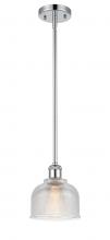 Innovations Lighting 516-1S-PC-G412-LED - Dayton - 1 Light - 6 inch - Polished Chrome - Mini Pendant