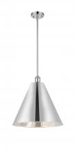 Innovations Lighting 516-1S-PC-MBC-16-PC-LED - Berkshire - 1 Light - 16 inch - Polished Chrome - Pendant