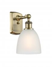 Innovations Lighting 516-1W-AB-G381-LED - Castile - 1 Light - 6 inch - Antique Brass - Sconce