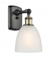 Innovations Lighting 516-1W-BAB-G381-LED - Castile - 1 Light - 6 inch - Black Antique Brass - Sconce