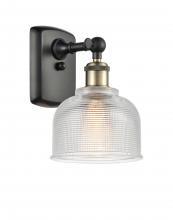 Innovations Lighting 516-1W-BAB-G412-LED - Dayton - 1 Light - 6 inch - Black Antique Brass - Sconce