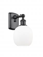 Innovations Lighting 516-1W-BK-G101-LED - Belfast - 1 Light - 6 inch - Matte Black - Sconce