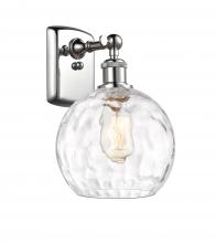 Innovations Lighting 516-1W-PC-G1215-8-LED - Athens Water Glass - 1 Light - 8 inch - Polished Chrome - Sconce