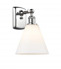 Innovations Lighting 516-1W-PC-GBC-81-LED - Berkshire - 1 Light - 8 inch - Polished Chrome - Sconce