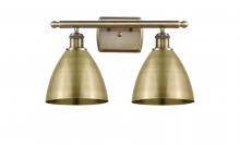 Innovations Lighting 516-2W-AB-MBD-75-AB-LED - Bristol - 2 Light - 18 inch - Antique Brass - Bath Vanity Light