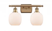 Innovations Lighting 516-2W-BB-G101-LED - Belfast - 2 Light - 16 inch - Brushed Brass - Bath Vanity Light