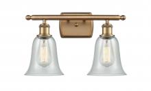 Innovations Lighting 516-2W-BB-G2812-LED - Hanover - 2 Light - 16 inch - Brushed Brass - Bath Vanity Light