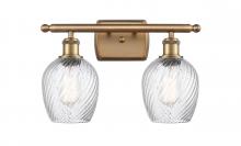 Innovations Lighting 516-2W-BB-G292-LED - Salina - 2 Light - 16 inch - Brushed Brass - Bath Vanity Light