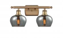 Innovations Lighting 516-2W-BB-G93-LED - Fenton - 2 Light - 17 inch - Brushed Brass - Bath Vanity Light