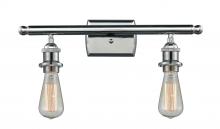 Innovations Lighting 516-2W-PC-LED - Bare Bulb - 2 Light - 16 inch - Polished Chrome - Bath Vanity Light