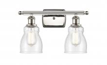 Innovations Lighting 516-2W-PN-G394-LED - Ellery - 2 Light - 15 inch - Polished Nickel - Bath Vanity Light