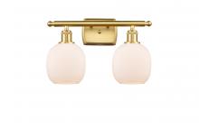 Innovations Lighting 516-2W-SG-G101-LED - Belfast - 2 Light - 16 inch - Satin Gold - Bath Vanity Light