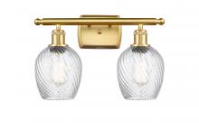 Innovations Lighting 516-2W-SG-G292-LED - Salina - 2 Light - 16 inch - Satin Gold - Bath Vanity Light