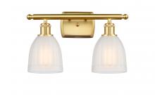 Innovations Lighting 516-2W-SG-G441-LED - Brookfield - 2 Light - 16 inch - Satin Gold - Bath Vanity Light