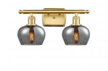 Innovations Lighting 516-2W-SG-G93-LED - Fenton - 2 Light - 17 inch - Satin Gold - Bath Vanity Light