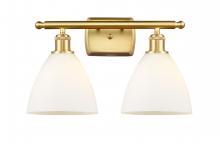 Innovations Lighting 516-2W-SG-GBD-751-LED - Bristol - 2 Light - 18 inch - Satin Gold - Bath Vanity Light