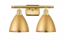 Innovations Lighting 516-2W-SG-MBD-75-SG-LED - Bristol - 2 Light - 18 inch - Satin Gold - Bath Vanity Light