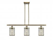  516-3I-AB-M18-AB - Nestbrook - 3 Light - 36 inch - Antique Brass - Multi Pendant