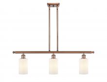 Innovations Lighting 516-3I-AC-G801-LED - Clymer - 3 Light - 36 inch - Antique Copper - Cord hung - Island Light