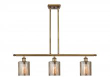 Innovations Lighting 516-3I-BB-G116-LED - Cobbleskill - 3 Light - 36 inch - Brushed Brass - Cord hung - Island Light