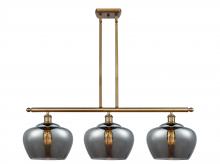 Innovations Lighting 516-3I-BB-G93-L-LED - Fenton - 3 Light - 38 inch - Brushed Brass - Cord hung - Island Light