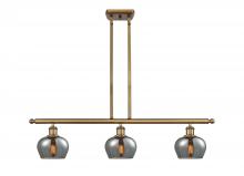 Innovations Lighting 516-3I-BB-G93-LED - Fenton - 3 Light - 36 inch - Brushed Brass - Cord hung - Island Light