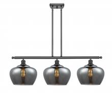 Innovations Lighting 516-3I-BK-G93-L-LED - Fenton - 3 Light - 38 inch - Matte Black - Cord hung - Island Light