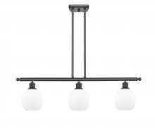 Innovations Lighting 516-3I-OB-G101-LED - Belfast - 3 Light - 36 inch - Oil Rubbed Bronze - Cord hung - Island Light