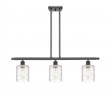 Innovations Lighting 516-3I-OB-G1113-LED - Cobbleskill - 3 Light - 36 inch - Oil Rubbed Bronze - Cord hung - Island Light