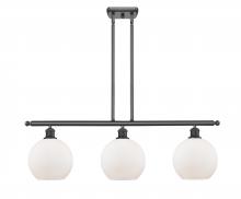 Innovations Lighting 516-3I-OB-G121-8-LED - Athens - 3 Light - 36 inch - Oil Rubbed Bronze - Cord hung - Island Light