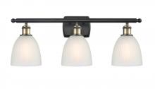 Innovations Lighting 516-3W-BAB-G381-LED - Castile - 3 Light - 26 inch - Black Antique Brass - Bath Vanity Light