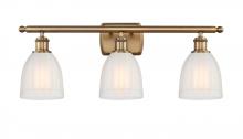 Innovations Lighting 516-3W-BB-G441-LED - Brookfield - 3 Light - 26 inch - Brushed Brass - Bath Vanity Light