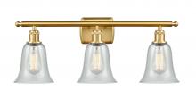 Innovations Lighting 516-3W-SG-G2812-LED - Hanover - 3 Light - 26 inch - Satin Gold - Bath Vanity Light