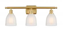 Innovations Lighting 516-3W-SG-G441-LED - Brookfield - 3 Light - 26 inch - Satin Gold - Bath Vanity Light