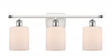 Innovations Lighting 516-3W-WPC-G111-LED - Cobbleskill - 3 Light - 25 inch - White Polished Chrome - Bath Vanity Light