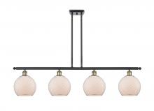 Innovations Lighting 516-4I-BAB-G121-8CSN - Farmhouse Chicken Wire - 4 Light - 48 inch - Black Antique Brass - Cord hung - Island Light