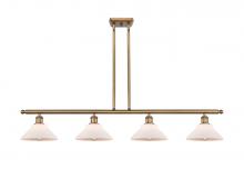 Innovations Lighting 516-4I-BB-G131-LED - Orwell - 4 Light - 48 inch - Brushed Brass - Cord hung - Island Light